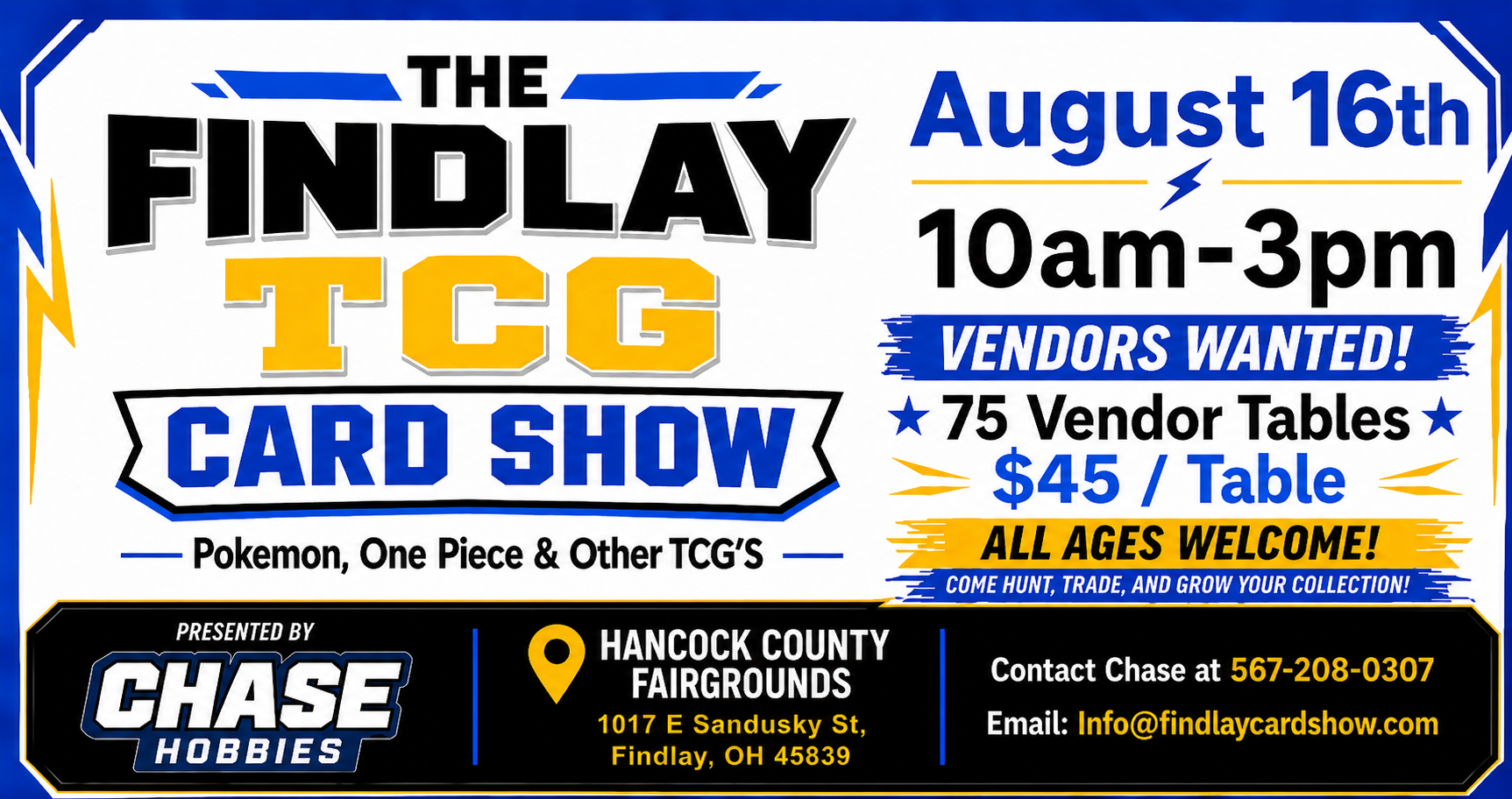 Findlay Pokemon and TCG Card Show